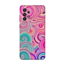 Samsung Galaxy A23 Uyumlu Baskılı Şeffaf Telefon Kılıfı Koleksiyon: Colorwave Flux 8