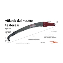 Yüksek Dal Kesme Ağaç Budama Testeresi Önden Çekme Kancalı Büyük