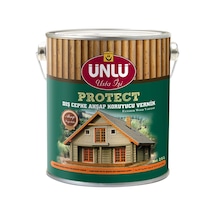 Ünlü Protect Vernikli Dış Cephe Ahşap Koruyucu 12Kg Ünlü Protect Vernikli Dış Cephe Ahşap Koruyucu 12Kg