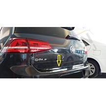 Volkswagen Golf 7 Formlu Krom Bagaj Alt Çıtası 2013 Üzeri N11.17016