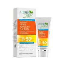 Herba Derm SPF50+ Suya Dayanıklı Güneş Koruyucu Yüz Kremi 75 ML Herba Derm SPF50+ Suya Dayanıklı Güneş Koruyucu Yüz Kremi 75 ML