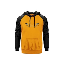 Bmw M4 Series Blue Sarı Renk Reglan Kol Sweatshirt Sarı