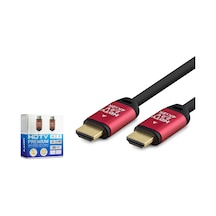 Hdmi 2.0 Kablo 20 M Od 8.0 Mm - Siyah Kirmizi Hdx2036 Tg 5klfk5h