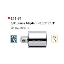 Ceta Form Lokma Adaptörü 3/8''fx1/4'' C11-91 Parça Sayısı 1 Ölçü 3/8 Fx 1/4 M