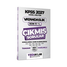 Yediiklim 2027 Kpss Genel Kültür Vatandaşlık Konularına Göre Tamamı Çözümlü Son 11 Yıl Çıkmış Sorular