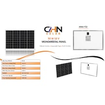 Chn50w-12v Güneş Paneli
