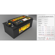 Derby 12 V 200 Ah Jel Akü Deep Cycle