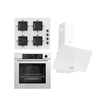 Ferre Steamart Ss Serisi XE64CB + SS206 + D086 - Kare Set Beyaz