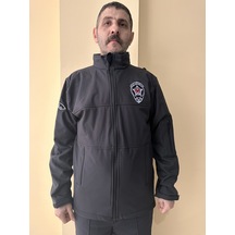 Erkek Yeni Yasa Kamu Personel Özel Güvenlik Kışlık Sofshell Mont