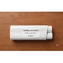 A4 Termal Kağıt Rulosu 2 Li Paket Hprt Mt810 İle Uyumlu