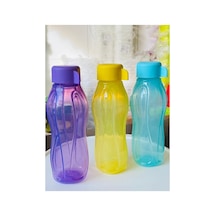 Tupperware Eko Şişe 310 Ml 3'lü Set Lila-mavi-turkuaz Mavi,sarı,mor