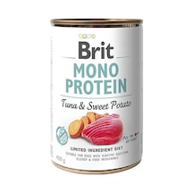 Brit Mono Protein Ton Balıklı Ve Tatlı Patatesli Hassas Yetişkin Köpek Konservesi 400 Gr 110-20005.01