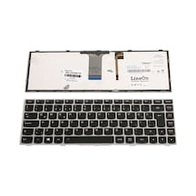 Lenovo Uyumlu G40 G40-30 G40-45 Notebook Klavye Gri Çerçeveli Işıklı