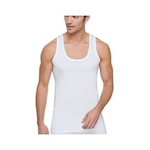 Tutku 0101 Erkek %100 Pamuk Penye Atlet Beyaz