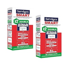 Sorvagen Smart Sitikolin 250 Mg Dha Omega 3 Ve B12 30 Kapsül X 2