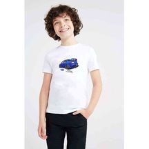Subaru Baskılı Unisex Çocuk Beyaz T-Shirt (534798259)