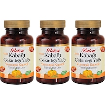 3 Adet Balen Kabak Çekirdeği 1000 MG 100 Yumuşak Kapsül