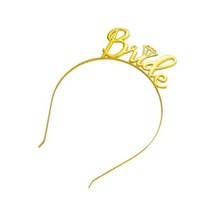 Metal Bride Taç Gold Renk