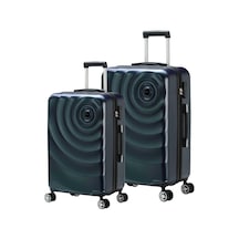2'li Valiz Seti Polikarbon Büyük Boy Orta Boy Valiz Petrol 1808 Petrol 2'li Valiz Seti Polikarbon Büyük Boy Orta Boy Valiz Petrol 1808 Petrol