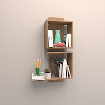 Rafkestir Artı Duvar Raf Set Kafkas Meşe ( Mat )