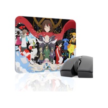 Kagerou Project Kaymaz Dikişli Kauçuk Oyuncu Mousepad V2 - 22x18 Gaming Mouse Pad Fare Altlığı