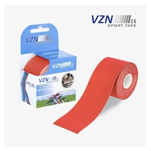 VZN Tape Kinesiology Vzn  Bandı - Kinesio Bant - Sporcu Bandı -  Bandı Kırmızı 5cmx5m