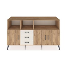 Kronos Konsol 5 Raflı 3 Çekmeceli 3 Kapaklı 176x59x99 Çam-çam/ayt Çam-çam/aytaşı