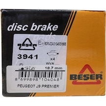 Beşer 3941 Ön Fren Balatası J9 Premier 2.8