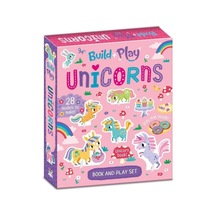 Imagine That Build And Play - Unicorns Book And Play Set