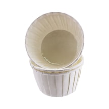 Cupcake Kalıbı Orta Boy Düz Renk 50x39 Mm 100 Adet Beyaz