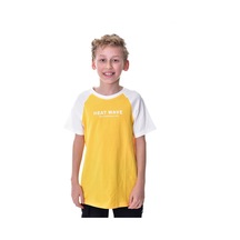 Sarı Reglan Kol T-shirt Heat Wave-sarı