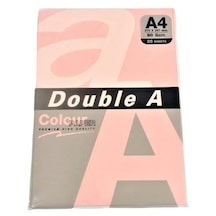 Double A Renkli Kağıt 25 Li A4 80 Gram Pastel Pembe 25 Yaprak