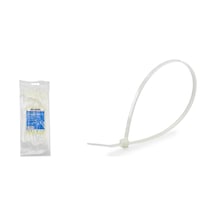 Rose Ct-3620b Plastik Kablo Bağı Cırt Kelepçe 3.6 200mm Beyaz 1