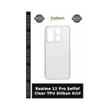 Realme 12 Pro Şeffaf Clear Tpu Silikon Kılıf Mobil Koruma Cep Koruyucu Akıllı Telefon çok renkli