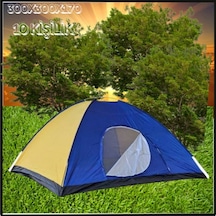Uyguna-yakala 300x300x170 10 Kişilik Kolay Kurulumlu Kamp Çadırı-710909 Çok Renkli