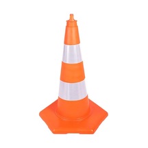 75 CM Kırılmaz Trafik Konisi 1.5 KG Çift Reflektifli