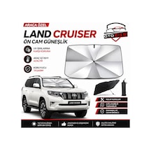 Toyota Land Cruiser Şemsiye Tip Ön Cam Güneşliği Katlanabilir Uv Korumalı Araç Cam Güneşlik