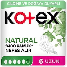 Kotex Natural Hijyenik Ped 6'lı