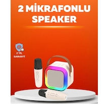Ers Ses Efektli Mikrofonlu Kablosuz Karaoke Sistemi