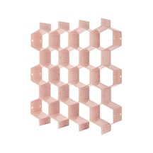 Cbtx Ayarlanabilir Çekmece Petek Fıçı Bölücü Dıy Organizatör Sıralama Çorap Saklama Kutusu Pembe