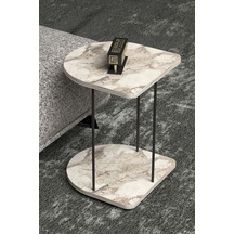 Yan Sehpa Tekerlekli Servis Sehpası Hnd Oval Efes Çok Renkli