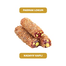 Kadayıf Kaplı Antep Fıstıklı Nar Aromalı Parmak Fitil Lokum 250 Gr