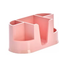 Ops Masa Seti Kalemlik Organizer Pastel Pembe Masa Üstü Organizer