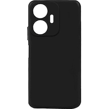 Realme C55 Kılıf Klfs Biye Silikon - Siyah Siyah