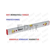 Dht 80Cm Mıknatıslı Terazi Hassas Su Terazisi Alüminyum