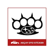 Subaru Muşta Sticker Subaru Sticker Muşta Oto Sticker