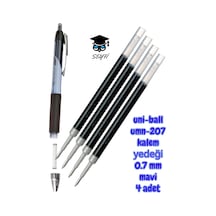 Uni-ball Umn-207 Kalem Yedeği 0.7 Mm Mavi 4 Adet Çok Renkli