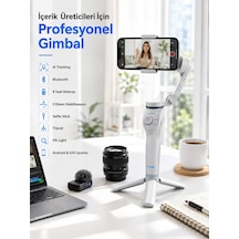 Znv Zenvia Mey İthalat Akıllı Telefon Gimbal Sabitleyici 360 Takip Özellikli Profesyonel Video Çekim Stabilizer