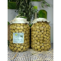 Aydın Yöresi Domat Cinsi Sofralık Tatlandırılmış Kırma Yeşil Zeytin 6 Kg