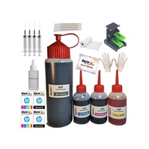 Hp 5145 5150 5150c 56 57 Kartuş Dolum Seti 500ml Siyah+3x100ml Renkli